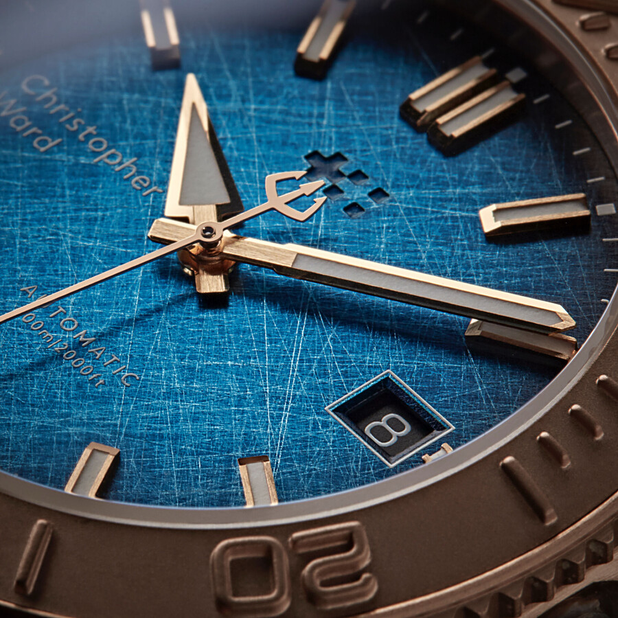 vintage eikenhouten leer christopher ward