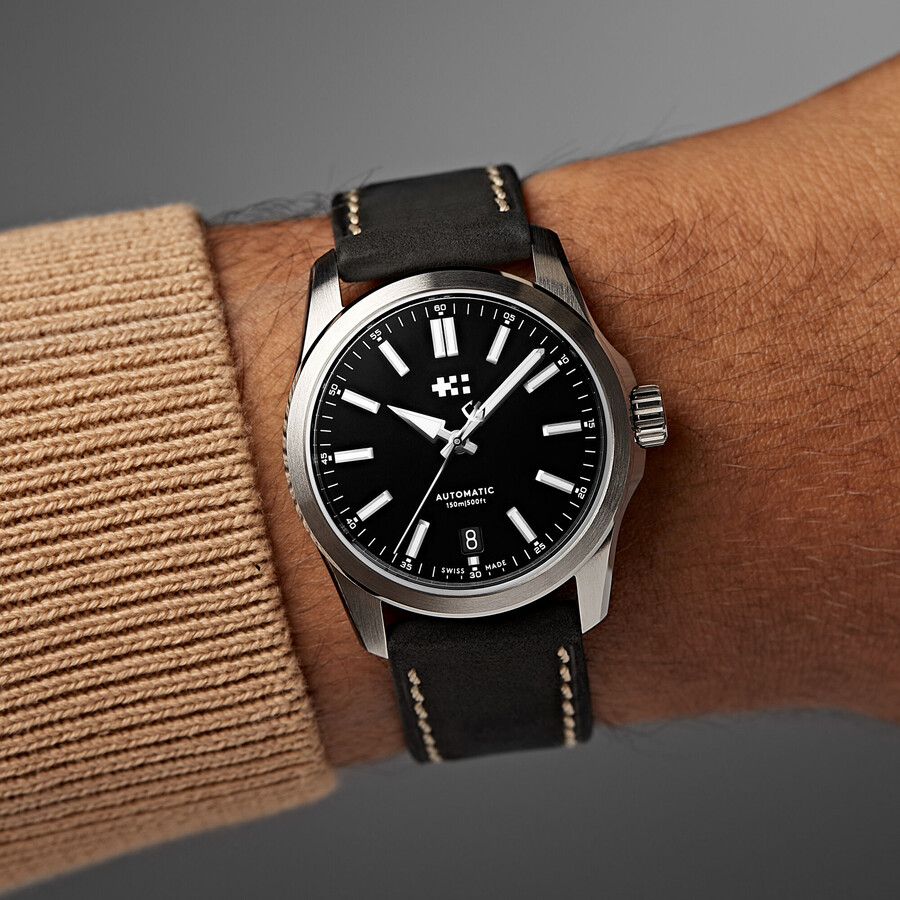 vintage eikenhouten leer christopher ward
